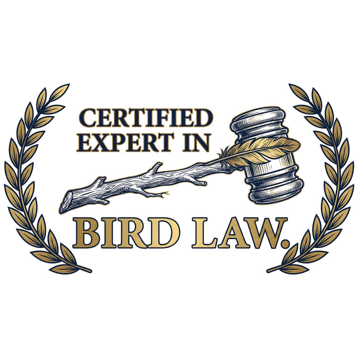 Certified Expert in Bird Law – Viral TV Pop Culture DTF Transfer